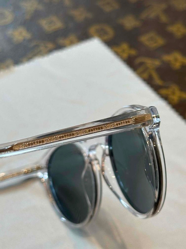 Oliver Peoples 'Gregory Peck' Sunglasses Clear/Blue