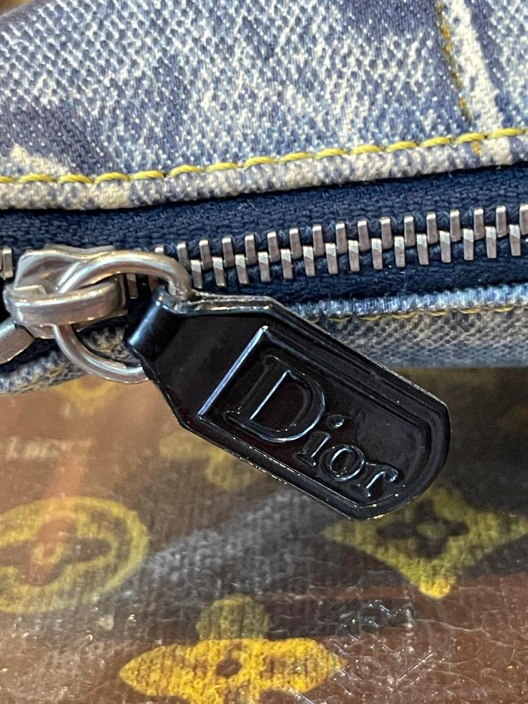 Dior Saddle Classic Denim Handbag