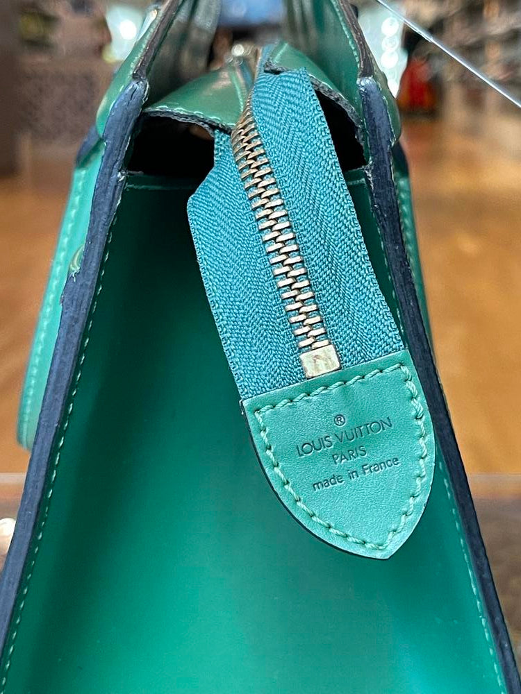 Louis Vuitton Green Epi Riviera