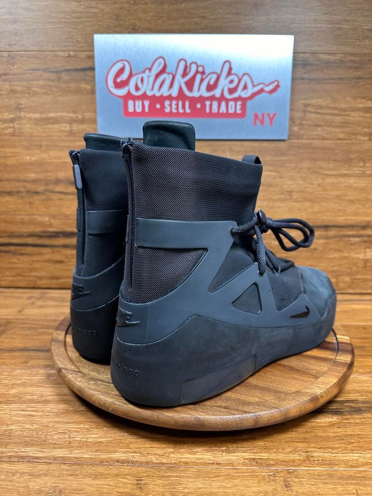 Nike Air Fear of God 1 Triple Black (Broken Zip)