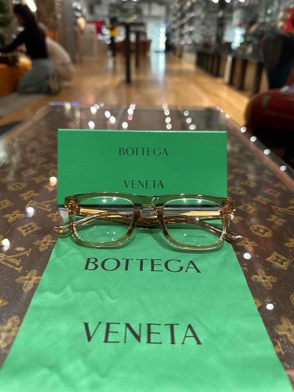 Botega Veneta Eyeglasses Translucent Beige