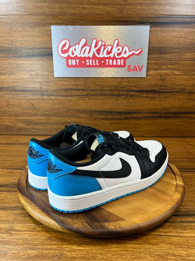 Jordan 1 Retro Low OG Black Dark Powder Blue