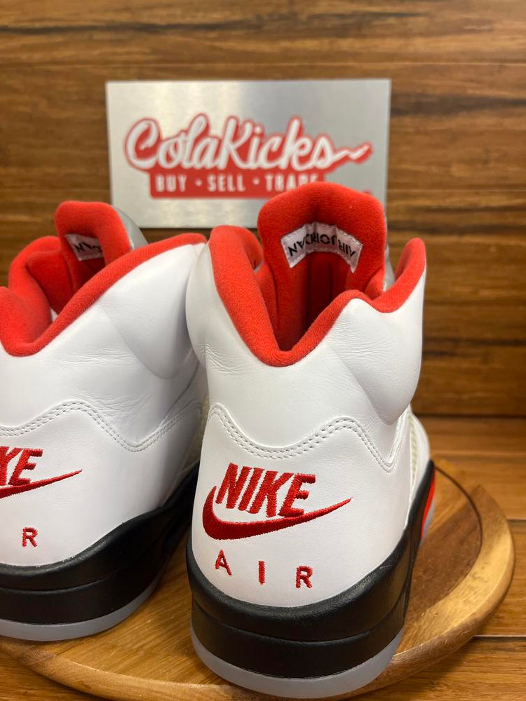 Jordan 5 Retro Fire Red Silver Tongue (2020)