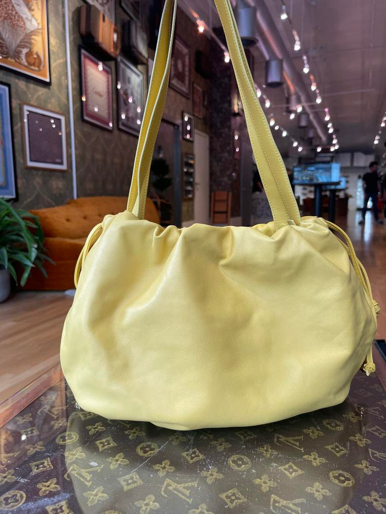 Bottega The Bulb Medium Shoulder Bag Yellow