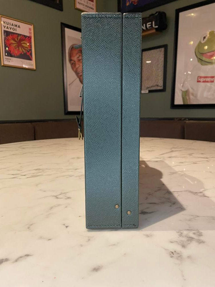 Louis Vuitton Green Taiga Diplomat Briefcase