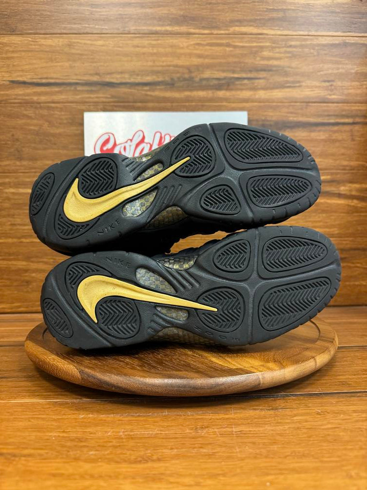 Nike Air Foamposite Pro Black Metallic Gold