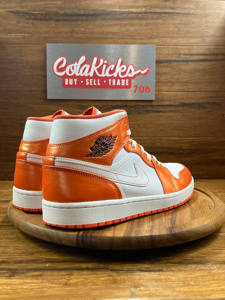 Jordan 1 Mid Metallic Orange (GS)