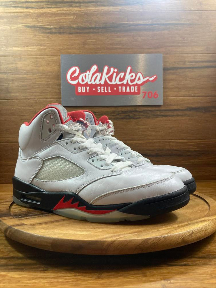 Jordan 5 Retro Fire Red Silver Tongue (2020)