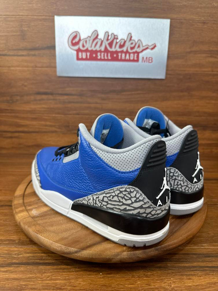 Jordan 3 Retro Varsity Royal Cement