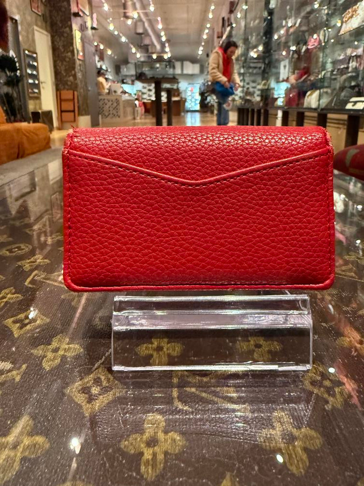 Vivienne Westwood Red Vegan Leather Cardholder