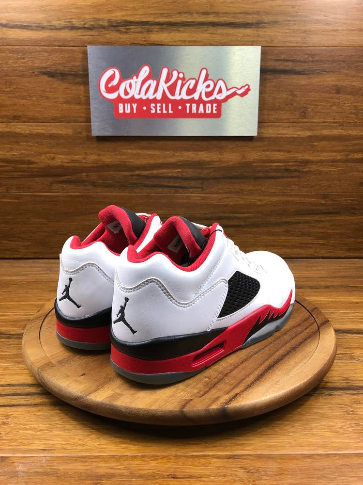 Air jordan 5 hot sale retro low fire red