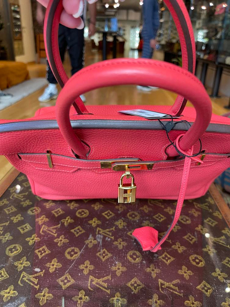 Hermes Birkin 30 Rouge Clemence 2015