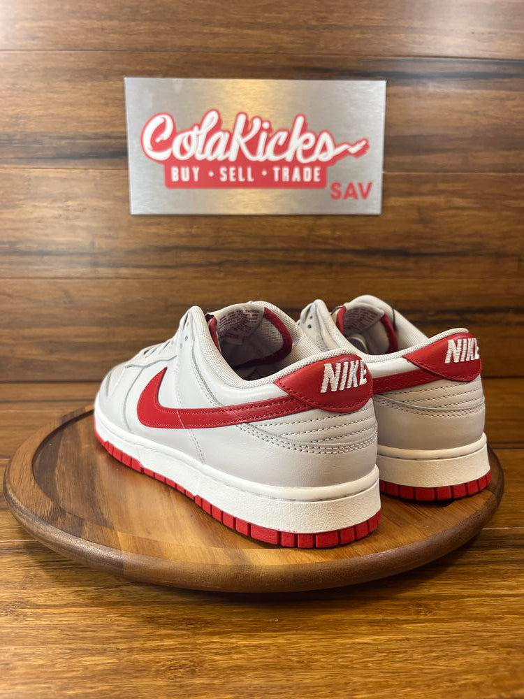 Nike Dunk Low Vast Grey Varsity Red