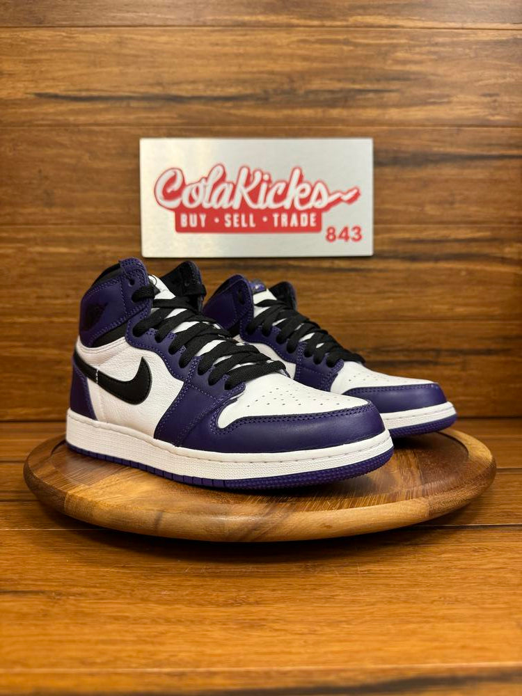 Jordan 1 Retro High Court Purple White (GS)