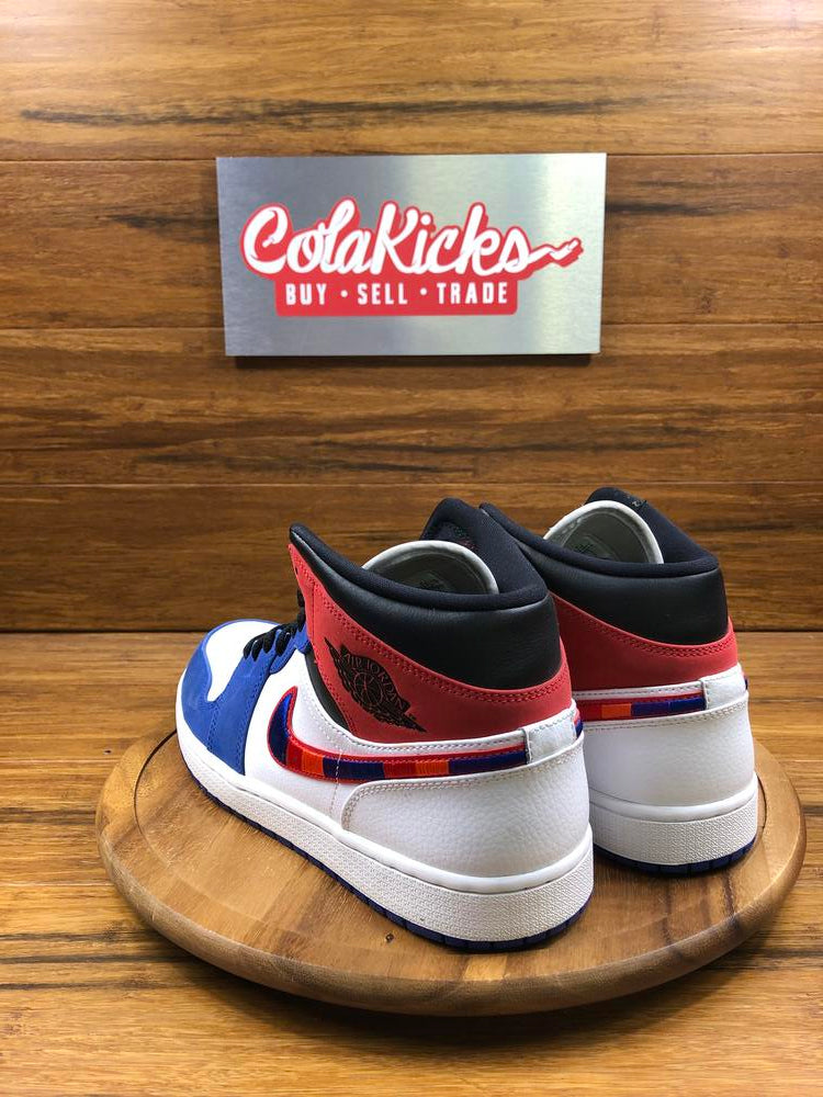 Jordan 1 Mid Multi-Color Swoosh