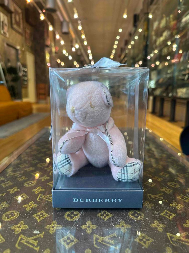 Burberry Stuffed Bear Pink