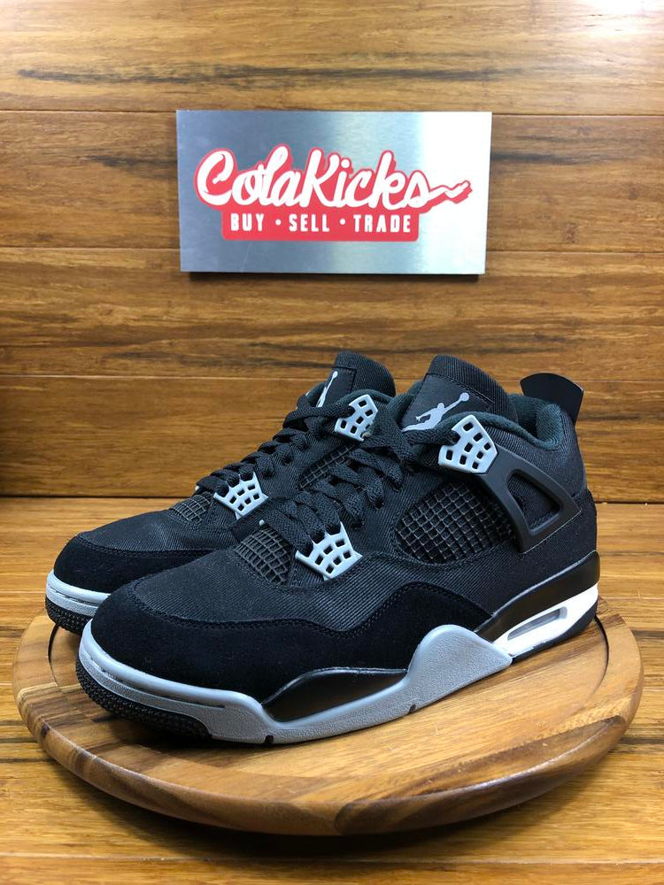 Jordan 4 Retro SE Black Canvas