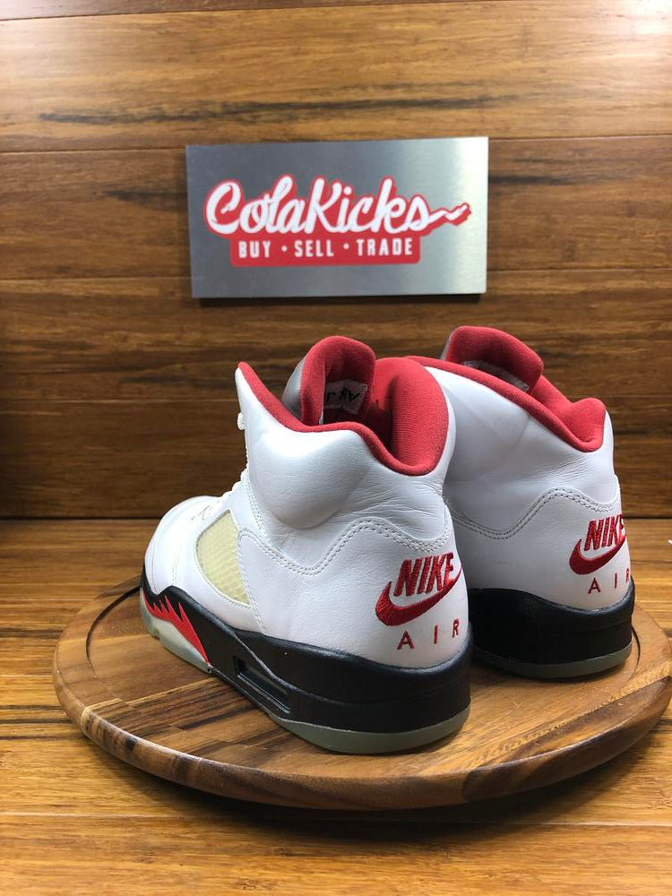 Jordan 5 Retro Fire Red Silver Tongue (2020)