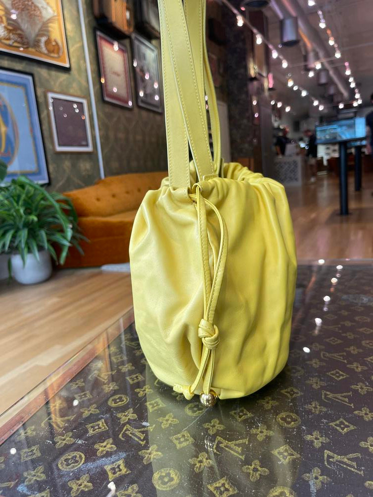 Bottega The Bulb Medium Shoulder Bag Yellow