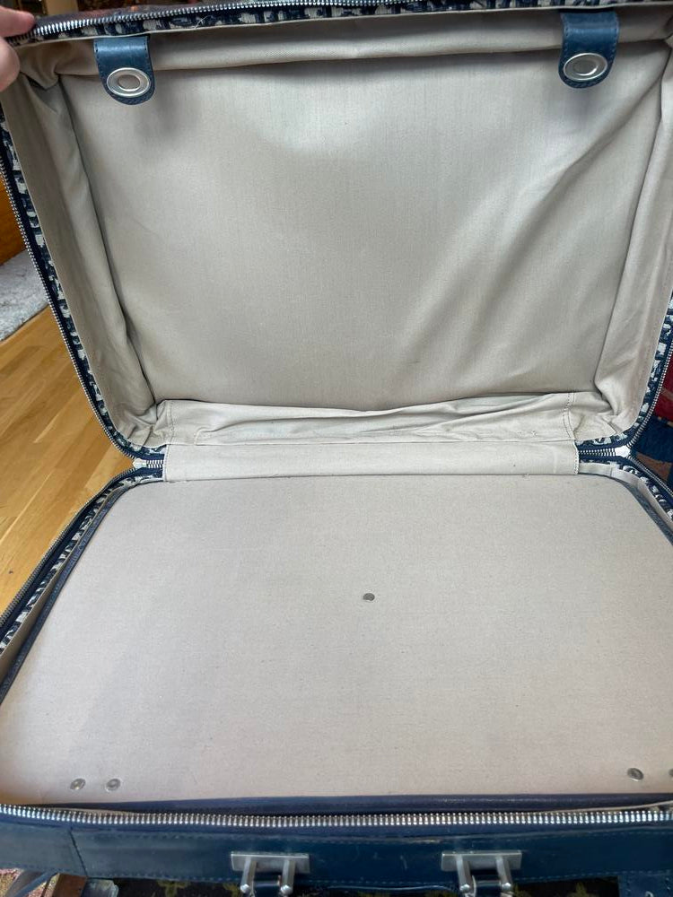 Christian Dior Canvas/Leather Suitcase