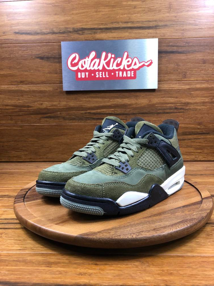 Jordan 4 Retro SE Craft Medium Olive (GS)