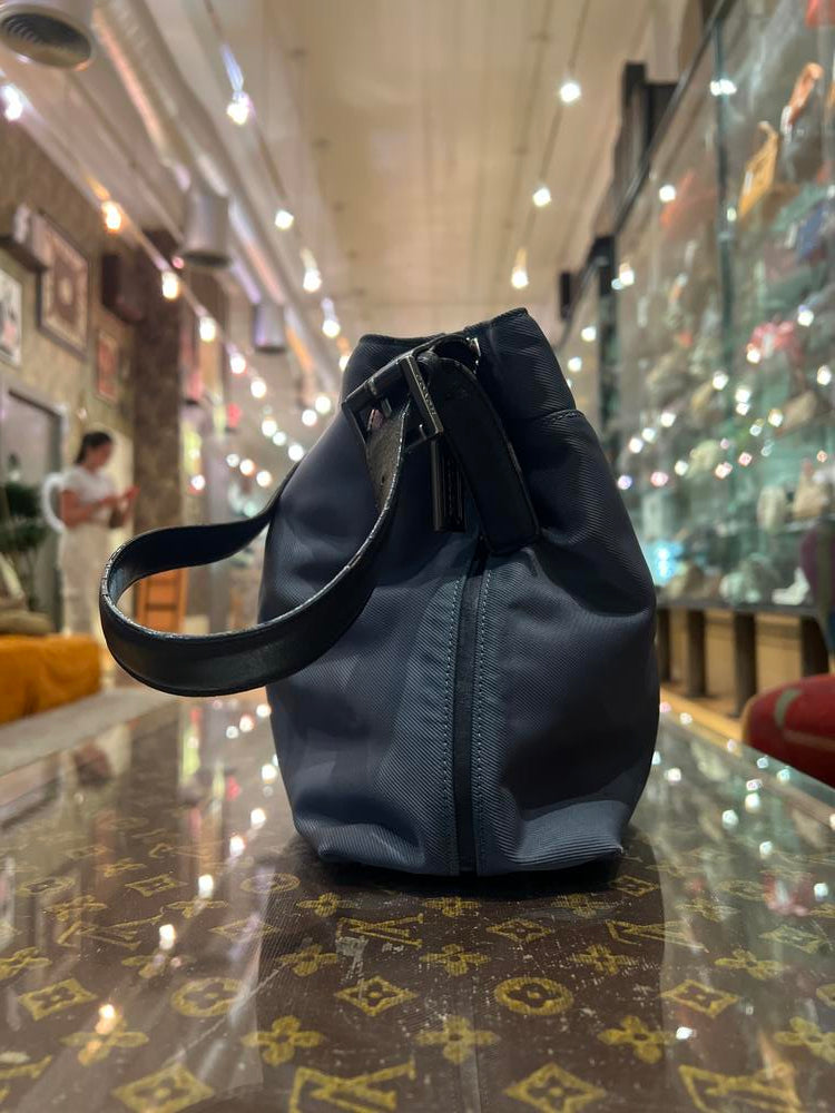 Coach Grey/Black Shoulder Bag