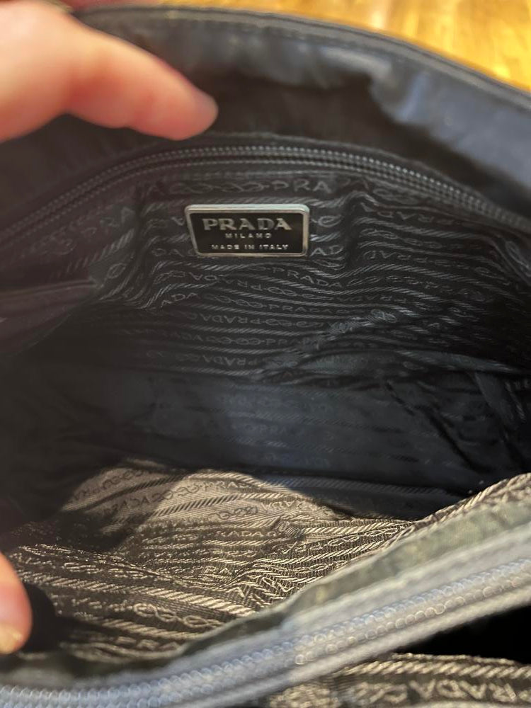 Prada Black Nylon Handbag