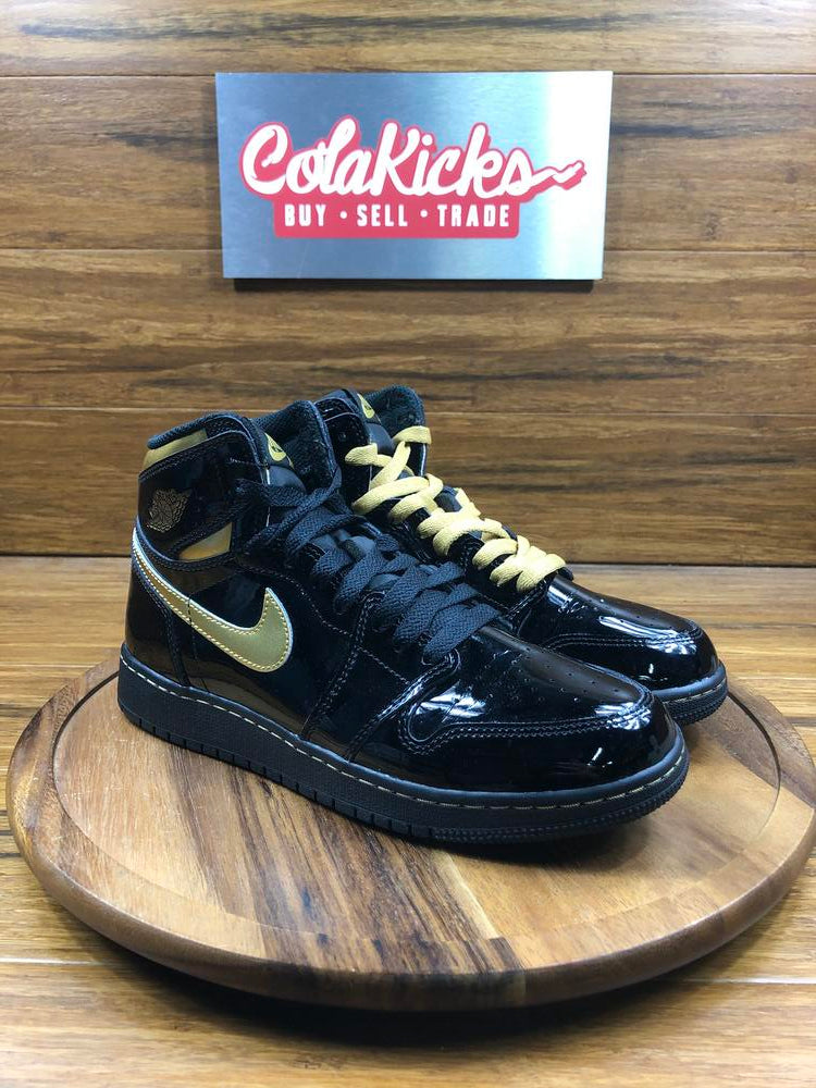 Jordan 1 Retro High Black Metallic Gold (2020) (GS)