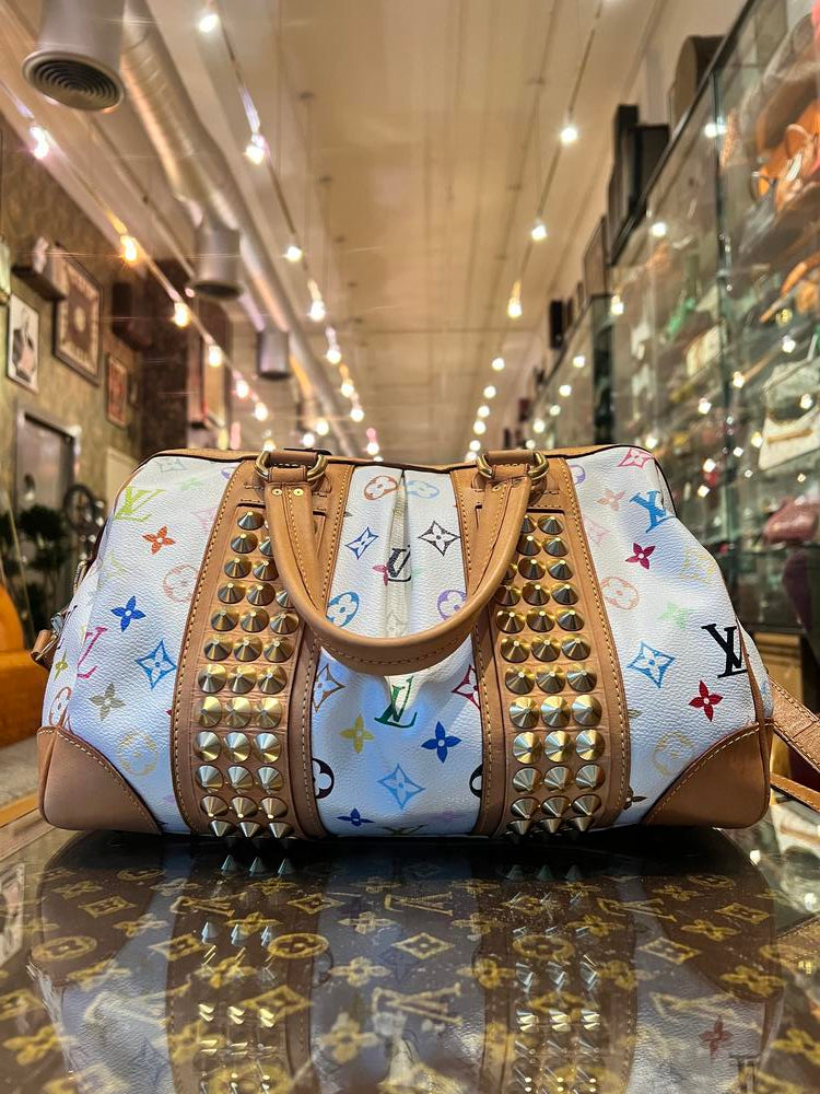 Louis Vuitton White Mutli Murakami Courtney MM