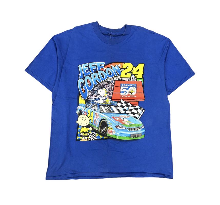 JEFF GORDON 24 PEANUTS 50TH T SHIRT