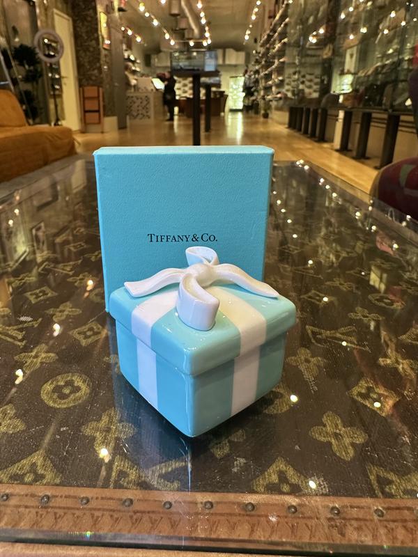 Tiffany & Co. Porcelain Blue Holder Box