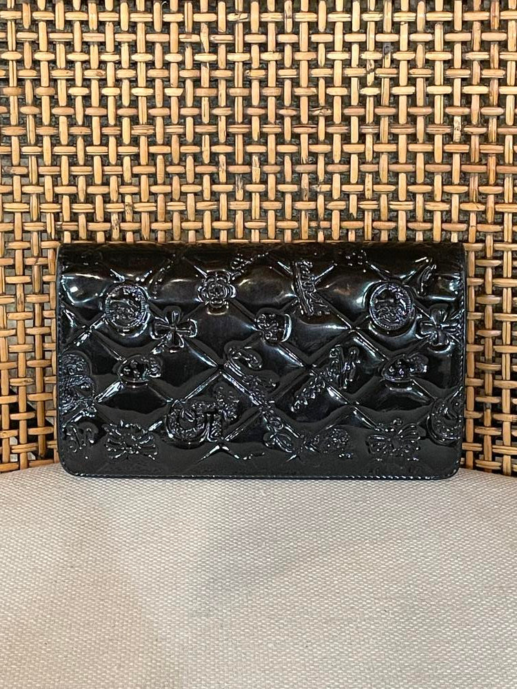 Chanel Precious Symbols Interlocking Wallet