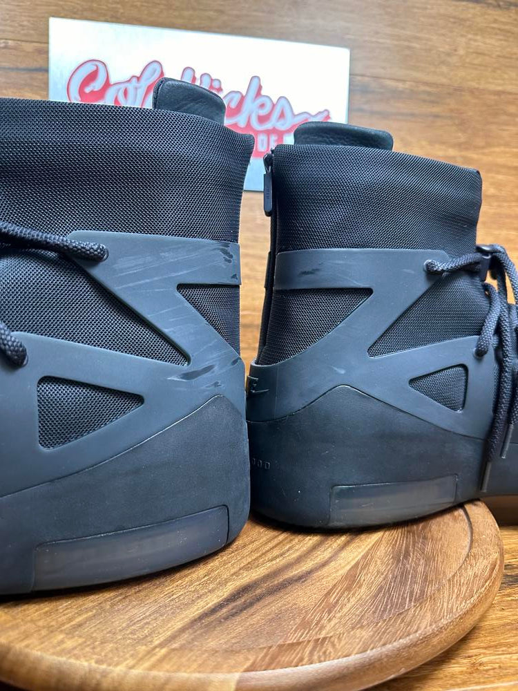 Nike Air Fear of God 1 Triple Black (Broken Zip)