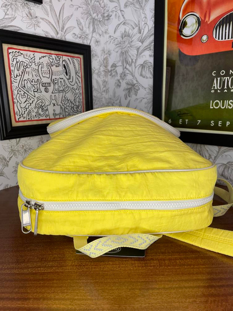 Gucci Blind For Love Yellow Backpack