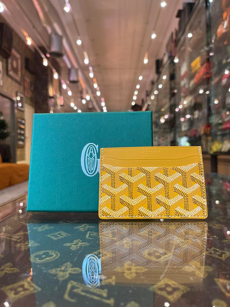 Goyard Saint Sulpice Leather Card Wallet