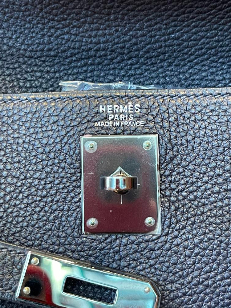 Hermes Kelly 32 2005 Black/Blue