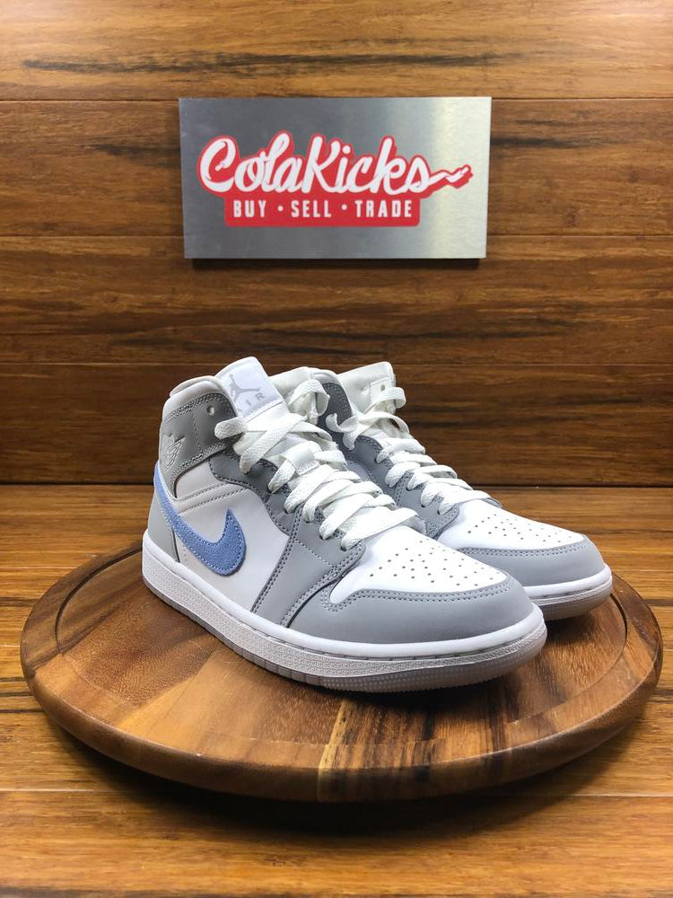 Jordan 1 Mid Wolf Grey Aluminum (Women's)