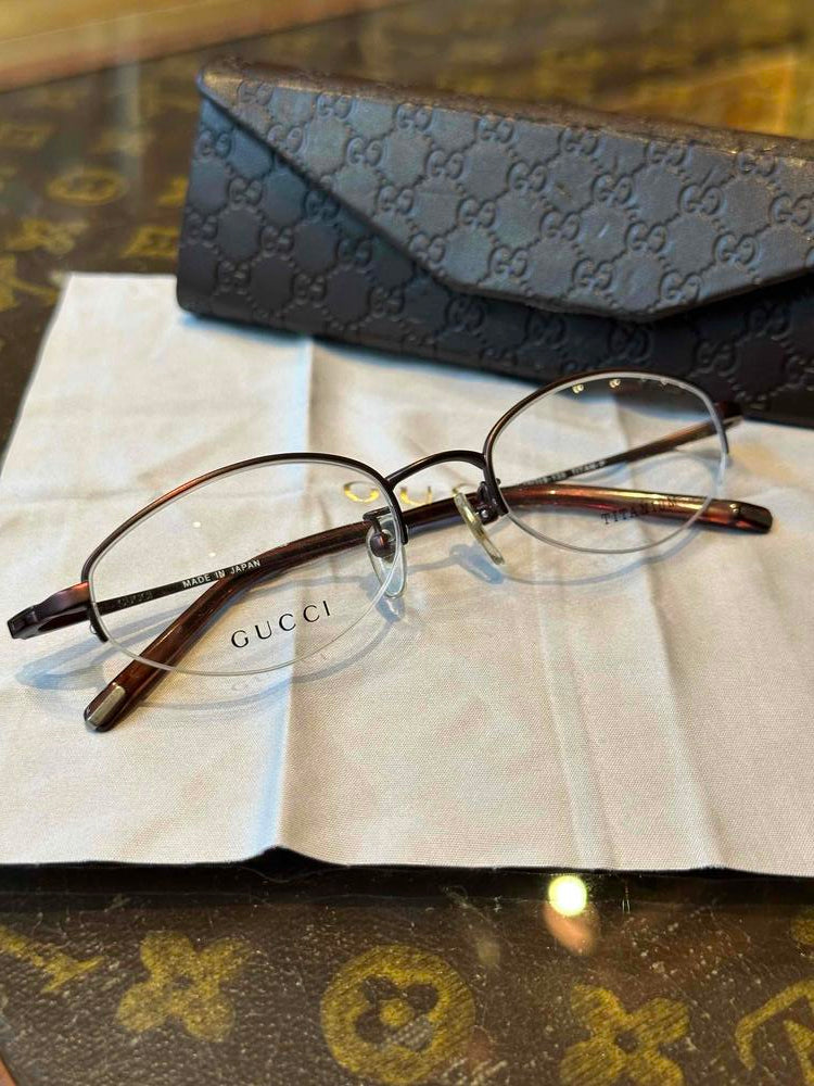 90s Gucci Japan Wire Frame Eyeglasses