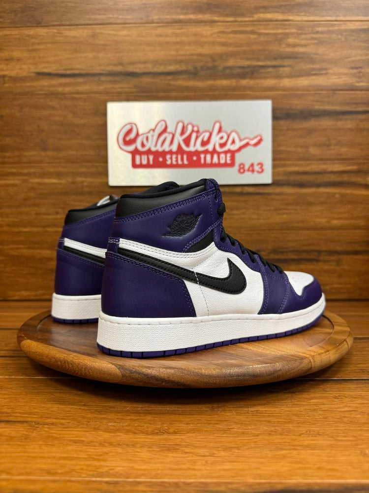 Jordan 1 Retro High Court Purple White (GS)