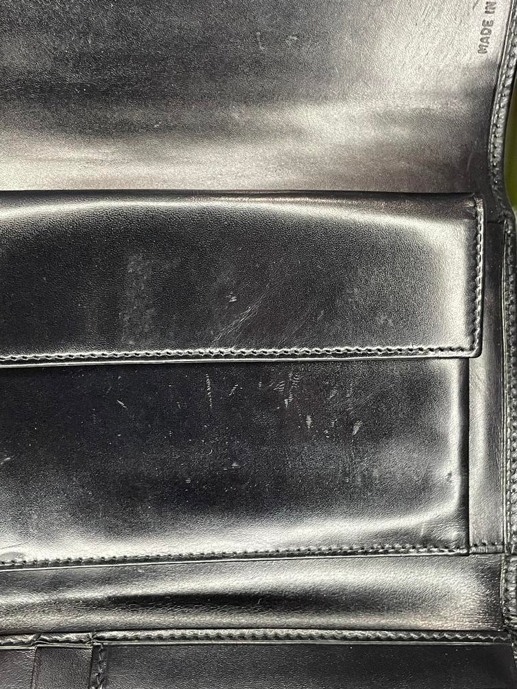 Prada Black Leather Wallet