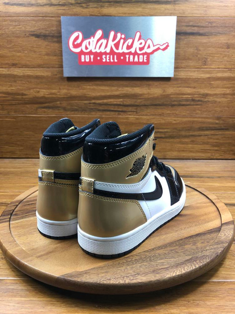 Jordan 1 Retro High NRG Patent Gold Toe