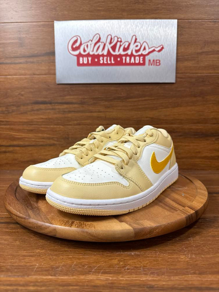 Jordan 1 Low Sail Yellow Ochre (Women's)