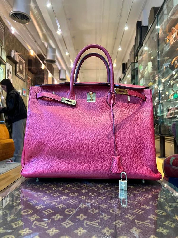 Hermes Birkin 40 Rubis Gold 1999