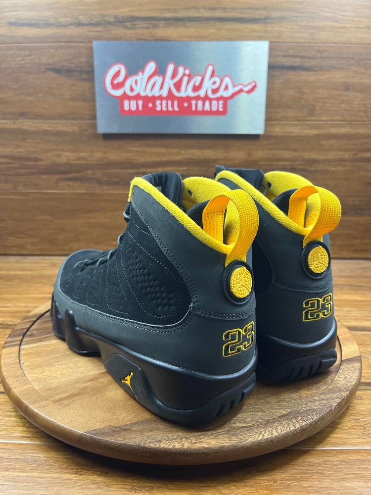 Jordan 9 Retro Dark Charcoal University Gold