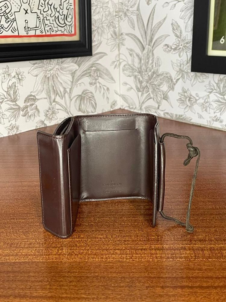 Louis Vuitton Brown Epi Tri-Fold Wallet