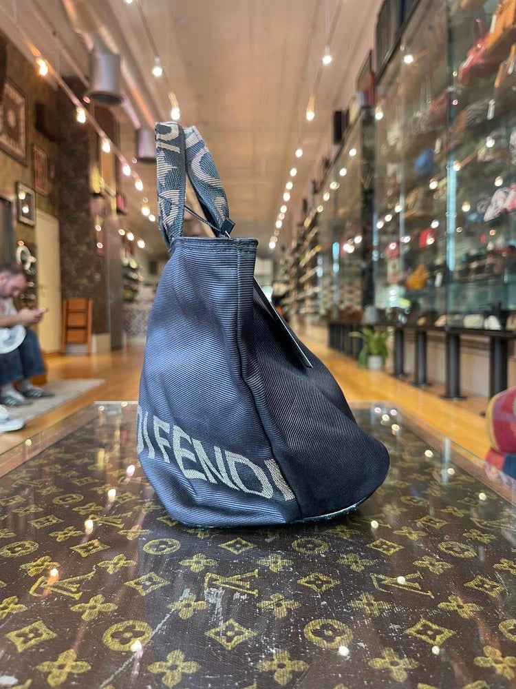 Fendi Canvas Logo Handbag