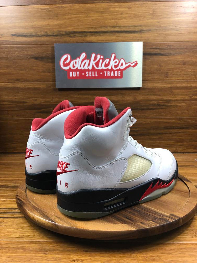 Jordan 5 Retro Fire Red Silver Tongue (2020)