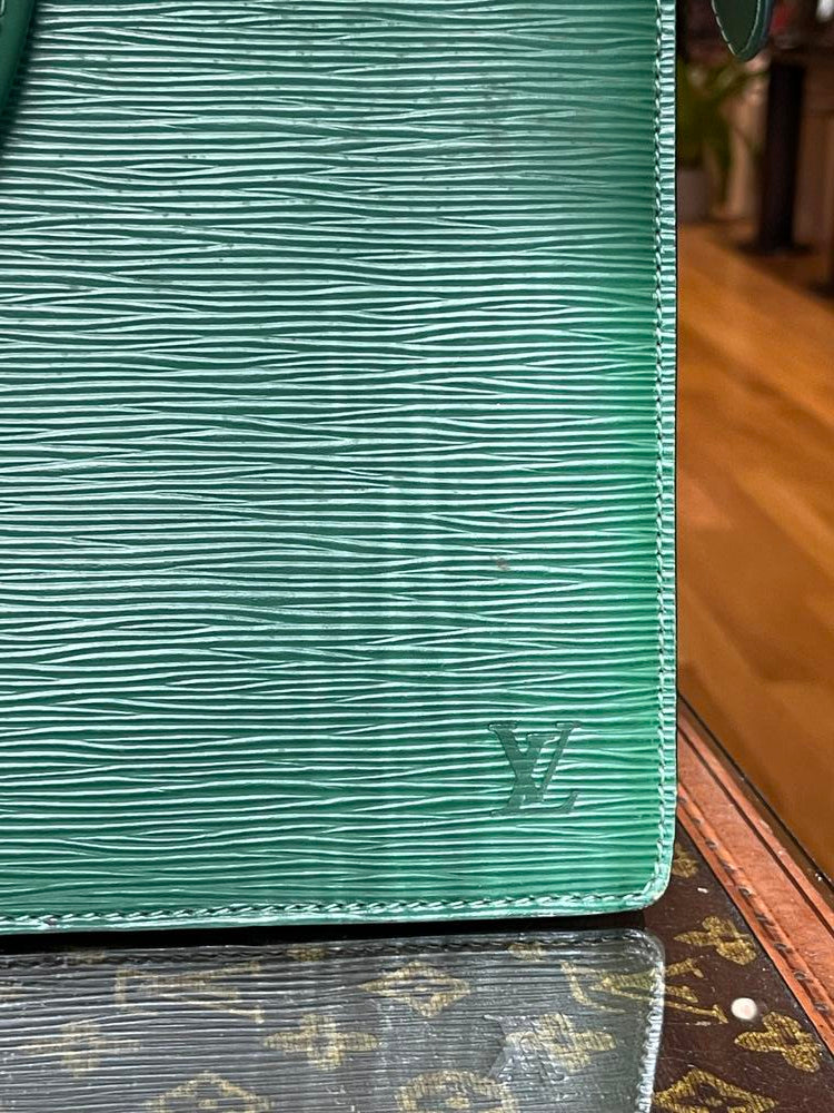 Louis Vuitton Green Epi Riviera