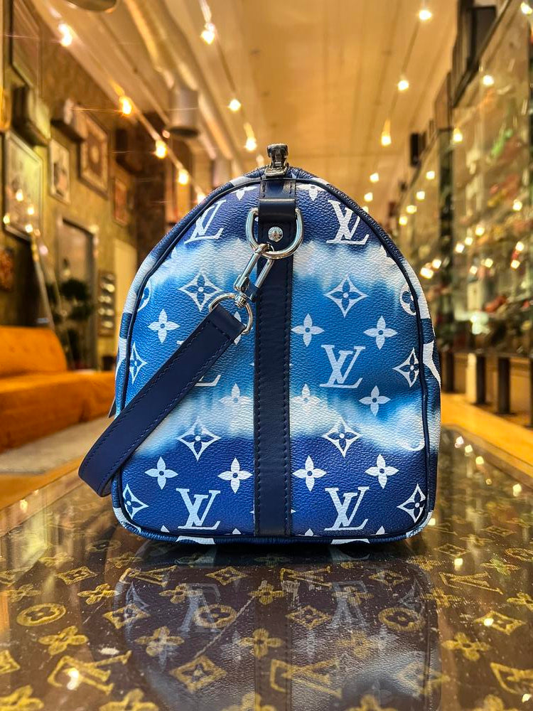 Louis Vuitton Speedy Bandouliere 30 Limited Edition Blue Escale