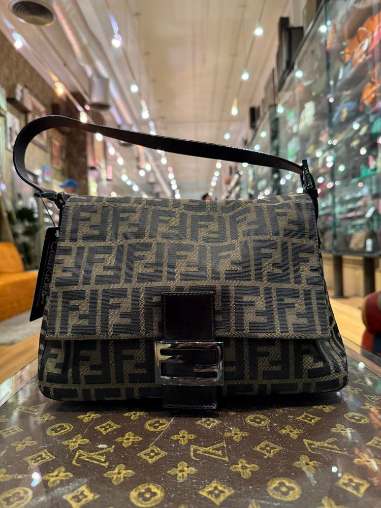 Fendi FF Mamma Baguette Brown